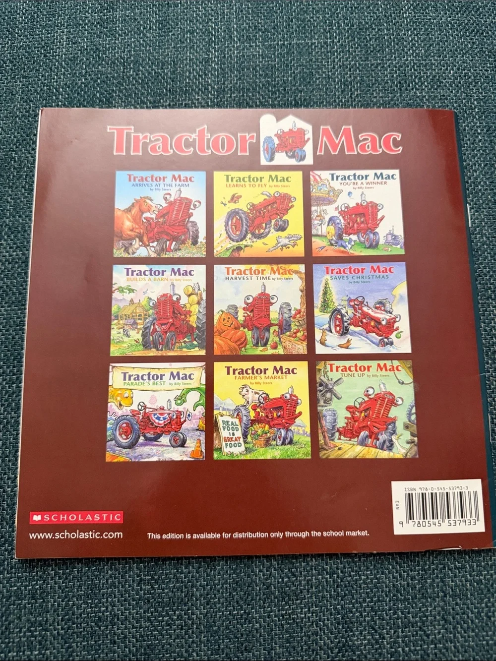 Scholastic Tractor Mac You're a Winner - toddler book